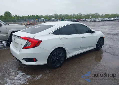 2020 Honda Civic Sport из США, поврежденный, VIN 2HGFC2F87LH532180